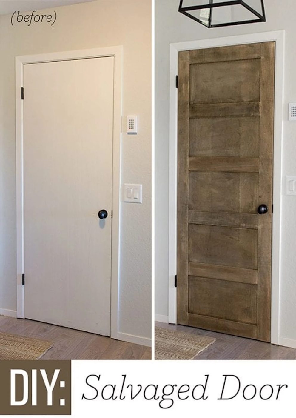 Turn A Plain Door Into A 5 Panel Door By Jenna Sue Design Co Featured On @Bekob1 567x800