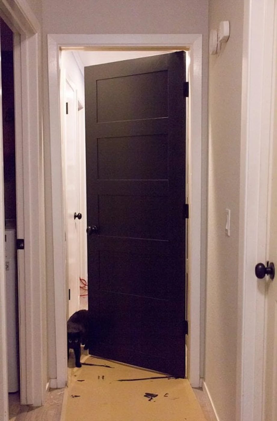 Create A Custom 5 Panel Painted Door By Jenna Sue Design Co Featured On @Bekob 526x800 1