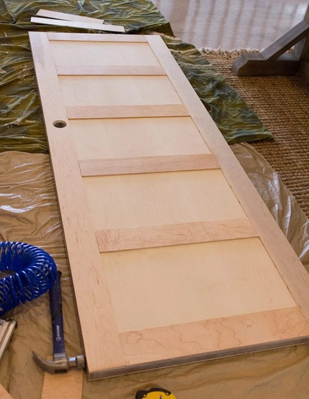 Add Style To A Hollow Core Door By Jenna Sue Design Co Featured On @Bekob 600x774
