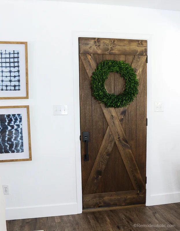 Barn Door From An Old Solid Core Door Makeover @Bekob 65