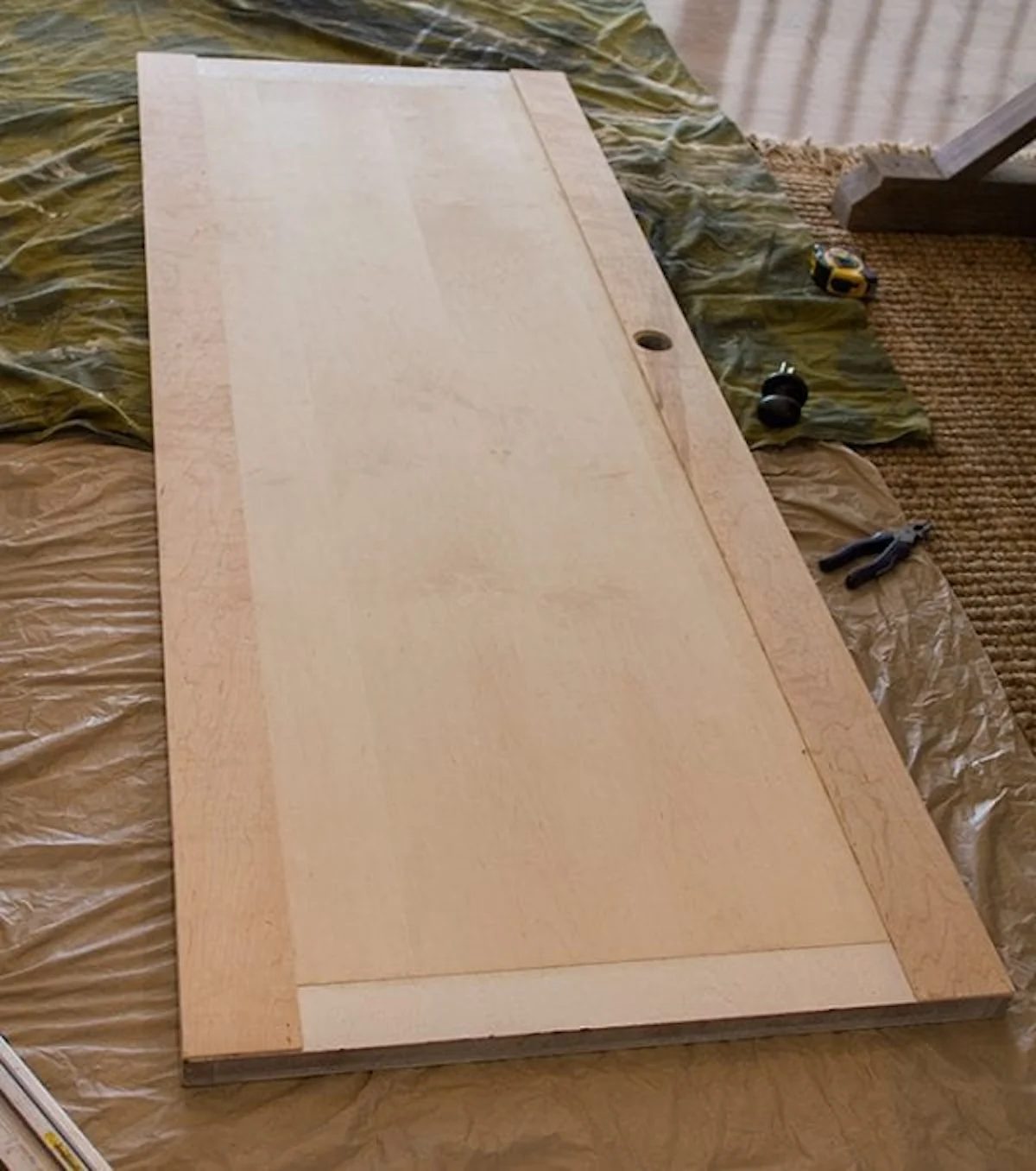How To Upgrade A Hollow Core Door By Jenna Sue Design Co Featured On @Bekob 600x678