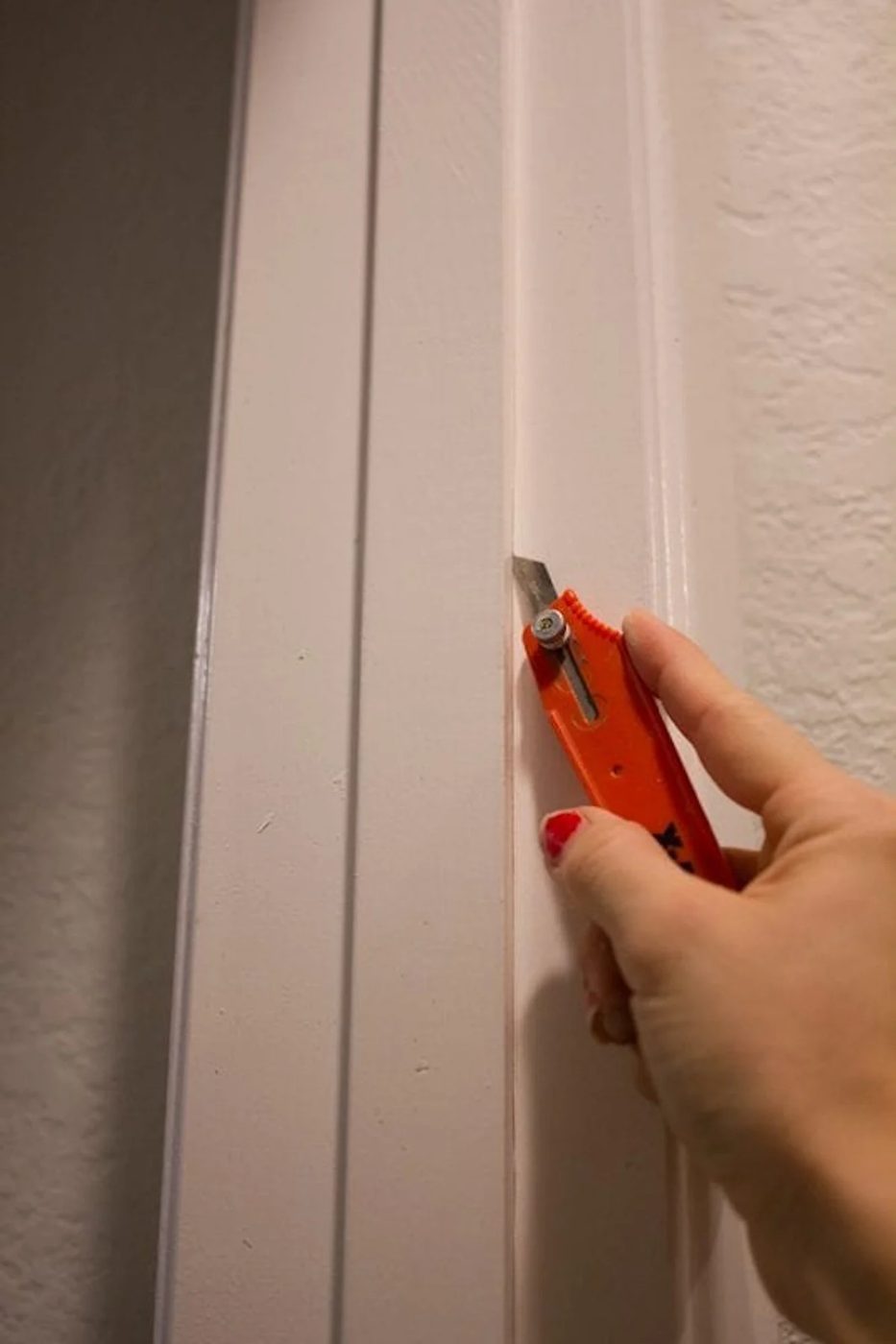Plain Door Upcycle Into 5 Paneled Door By Jenna Sue Design Co Featured On @Bekob 533x800