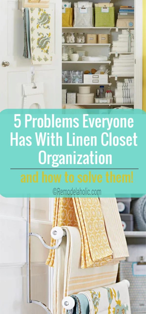 Linen Closet Organization how-to