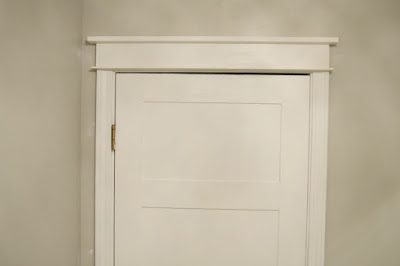 how to add craftsman trim to a door frame Mrs Do It Herself