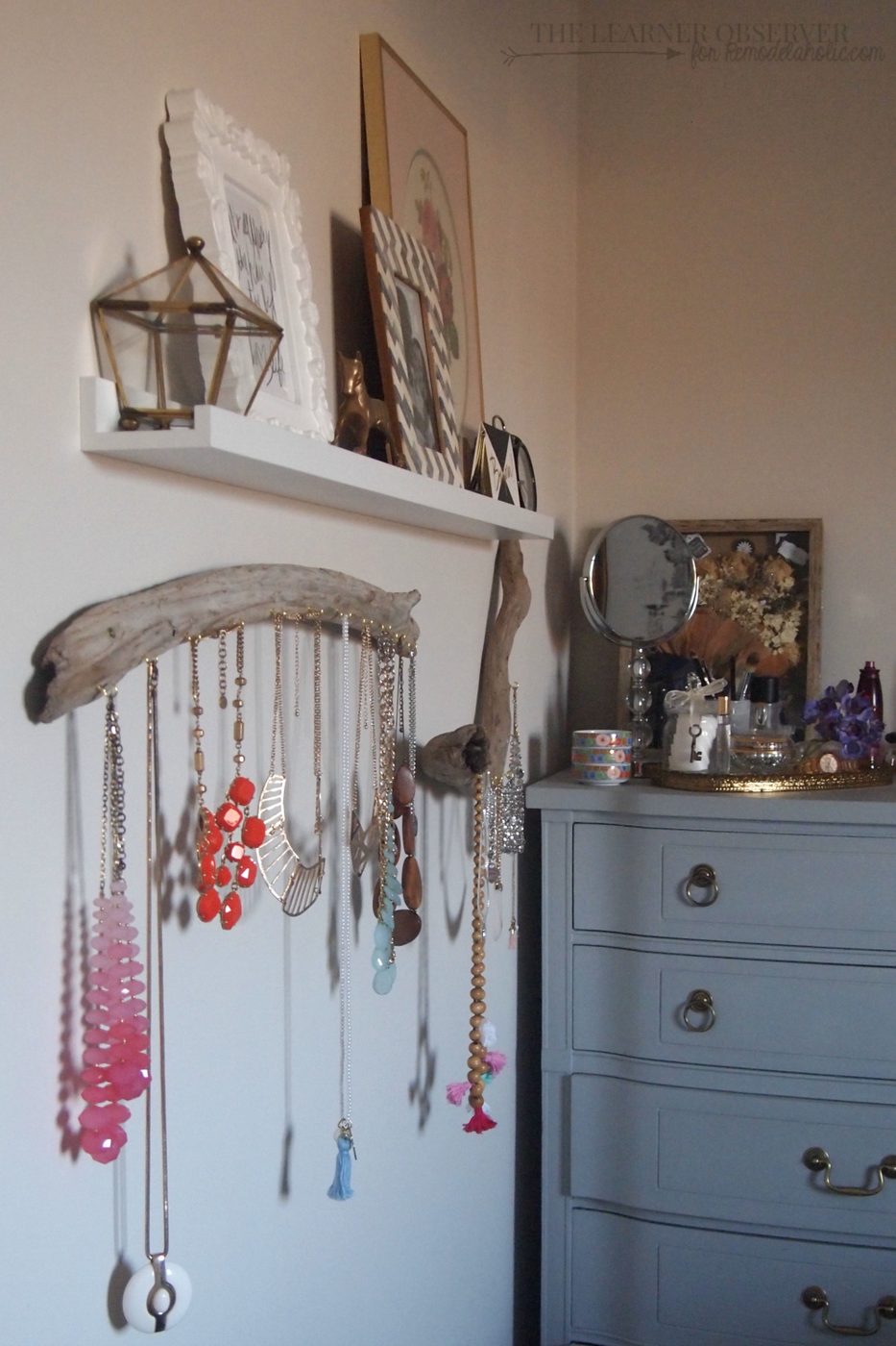 $5 Handmade Driftwood Jewellery Organizer The Learner Observer for Bekob.com