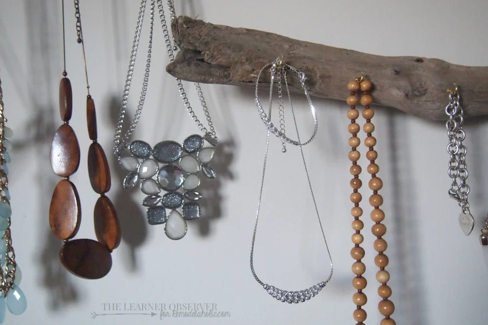 $5 Handmade Driftwood Jewellery Organizer The Learner Observer for Bekob.com