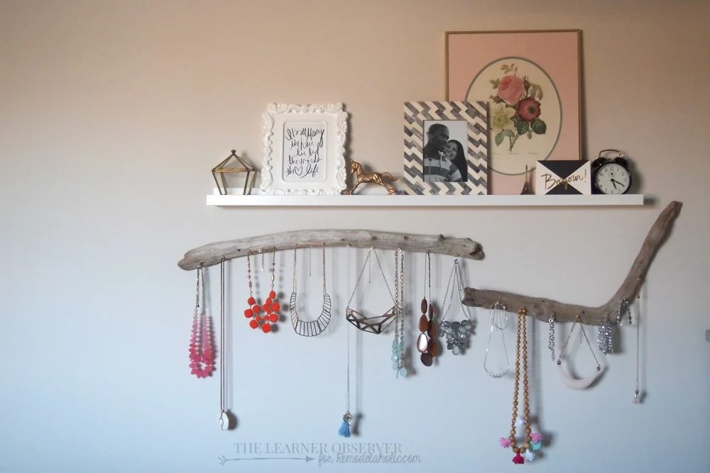 $5 Handmade Driftwood Jewellery Organizer The Learner Observer for Bekob.com