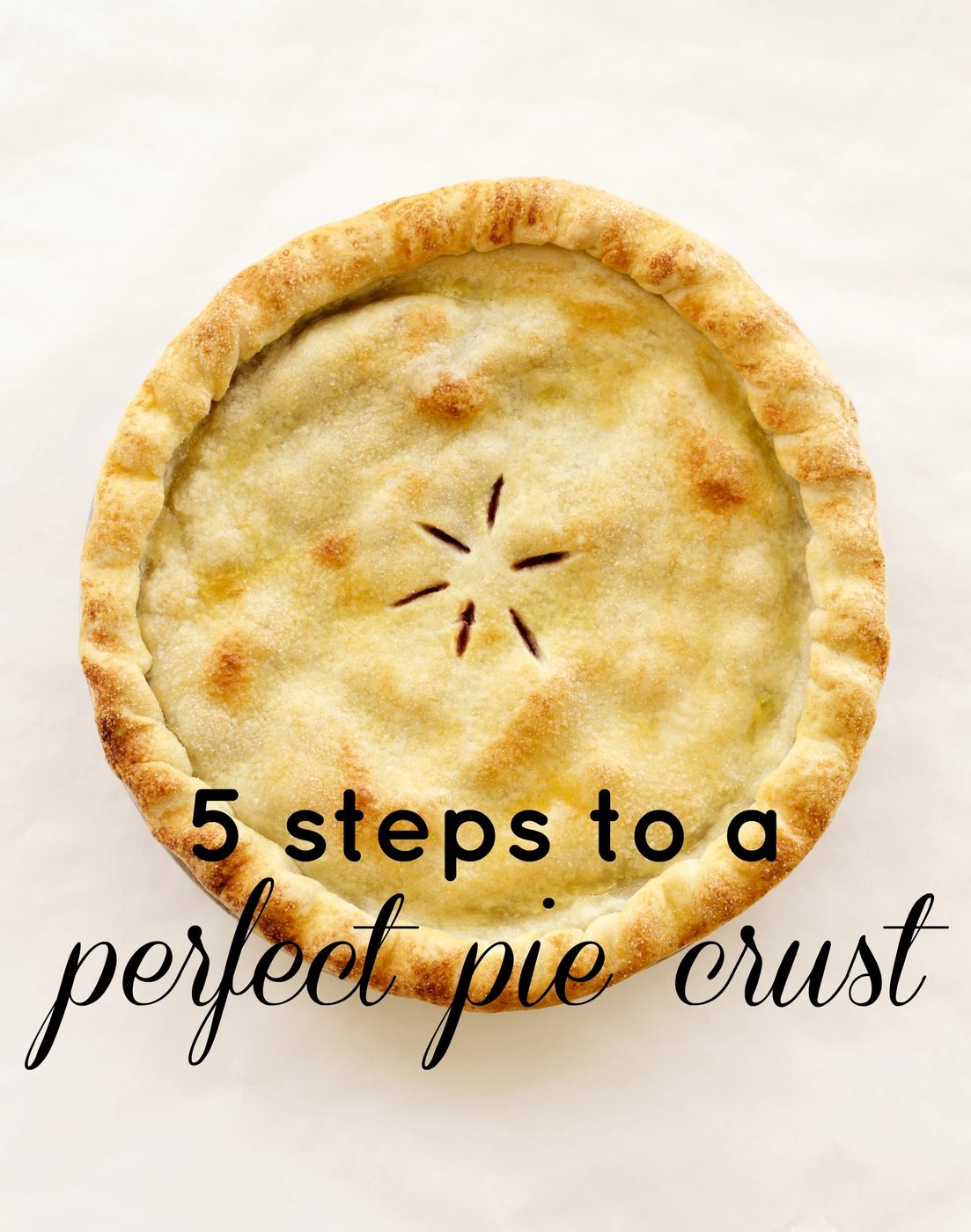 5 Steps to well fitted Pie Crust