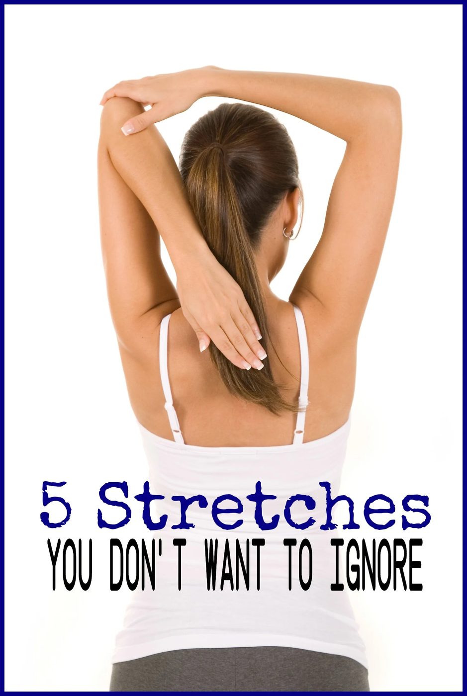 No matter what exercise you engage in, stretching is important for efficiency and decreased injury. Here are some stretches that help with overlooked areas. 5 Stretches You Don't W