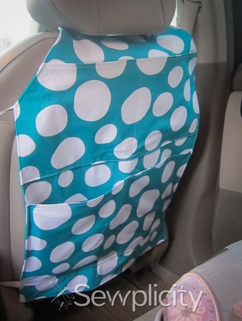 sewplicity back seat organizer