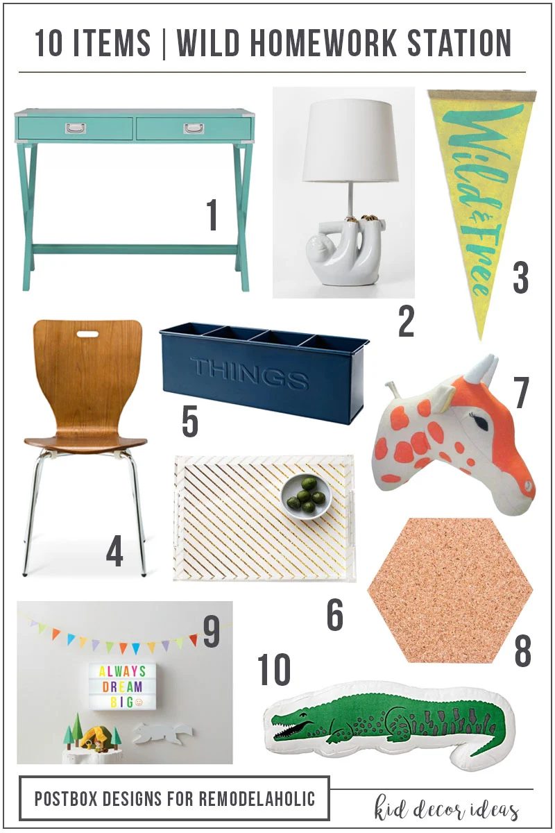 Postbox Designs: Create a Kid's Homework Station