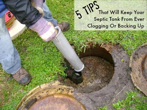 5 Tips that will keep your septic tank from ever clogging or backing up at tipsaholic.com