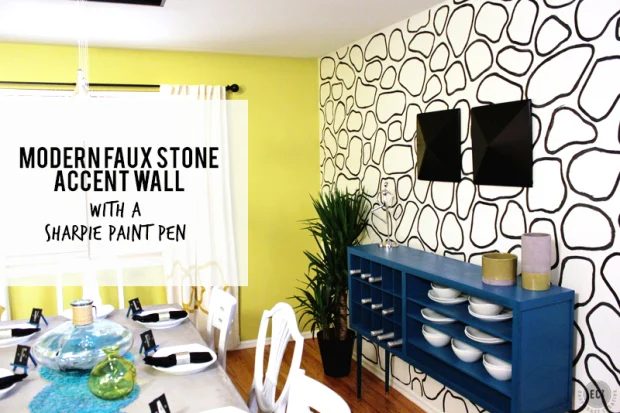 Sometimes a striking pattern on just one wall can bring a room from blah to vivid. Read on to learn about 5 ways to decorate your walls with paint pens! 5 Ways to Decorate Your Wal