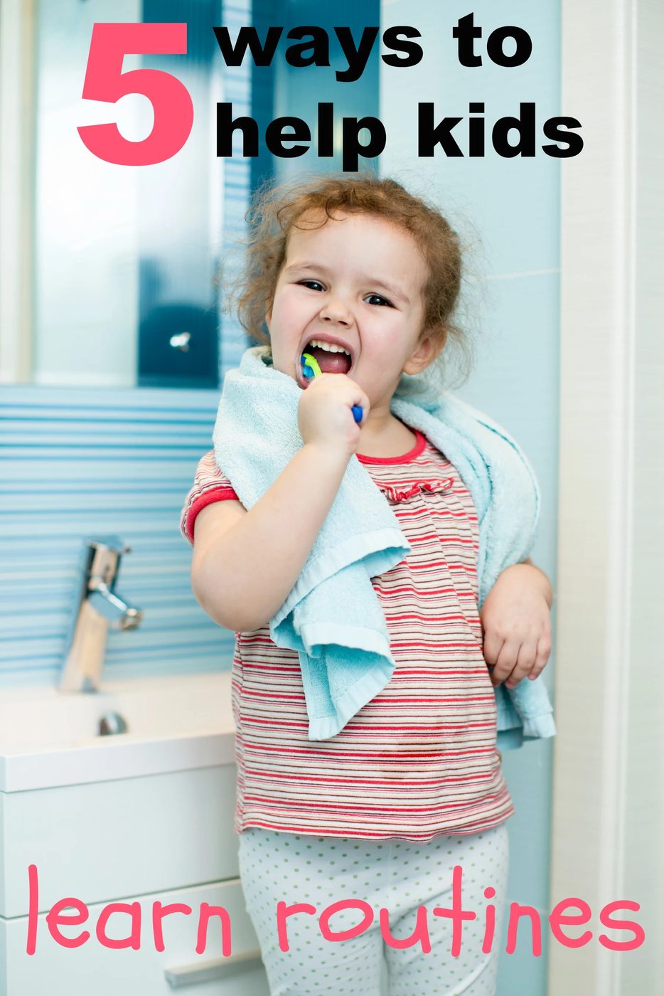 Use these 5 tips to help your kids learn routines for home, school, and day-to-day activities and make each day a little smoother for everyone. 5 Ways to Help Kids Learn Routines ~