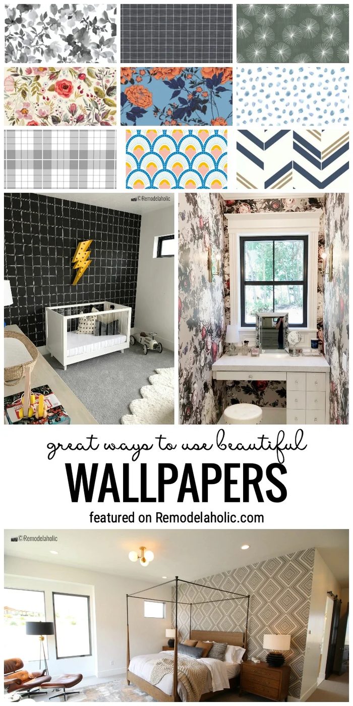 Great Ways To Use striking Wallpapers In Many Different Ways All Over The Home Featured On Bekob.com