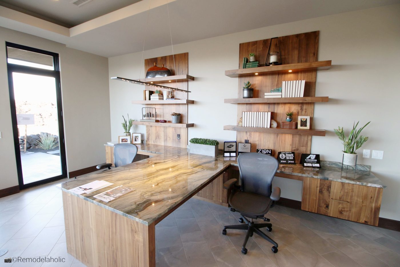 vivid Mid Century Modern Cool Wall Shelves featured on Bekob.com SGPH 2019 House 21 AJ Construction