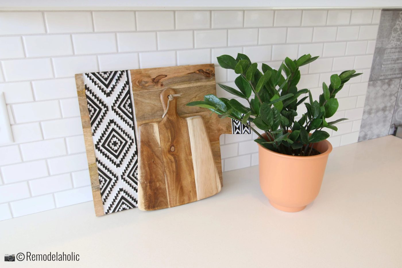 Adding a Terra Cotta Pot for color and life in the kitchen, UVPH 2018 Home 25 Journey's End Homes, Photo by Bekob