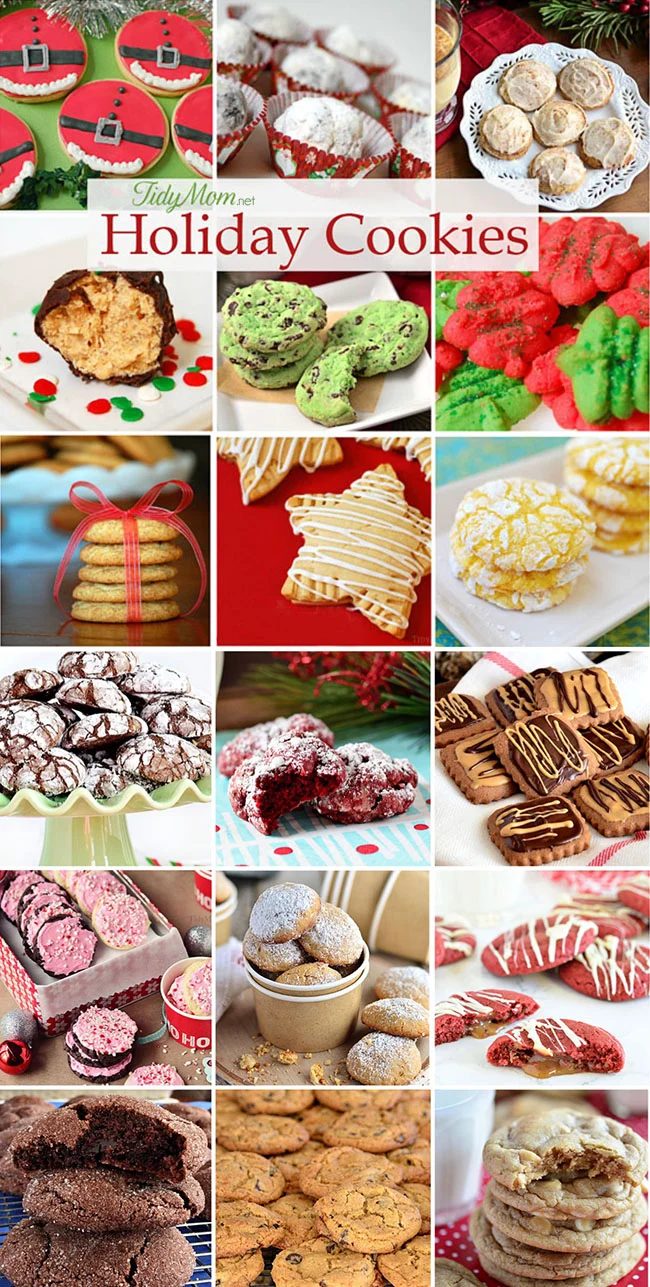 Holiday Cookies Collage