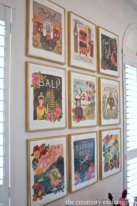 Handmade Wall Decor options: Old Calendar Gallery Wall Art