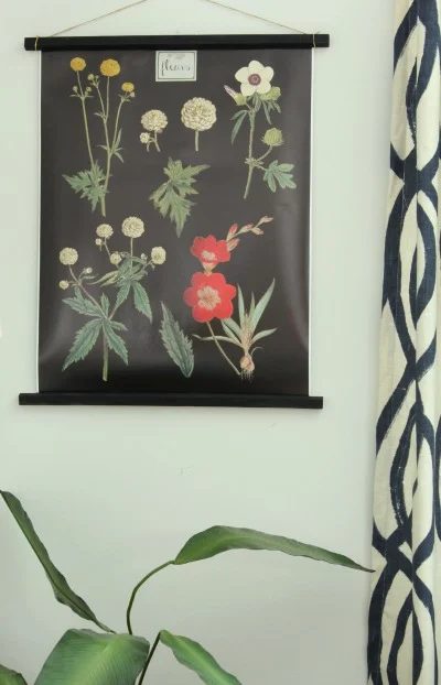 Handmade Wall Decor options: free botanical printable and how to hang it (At Home on the Bay)