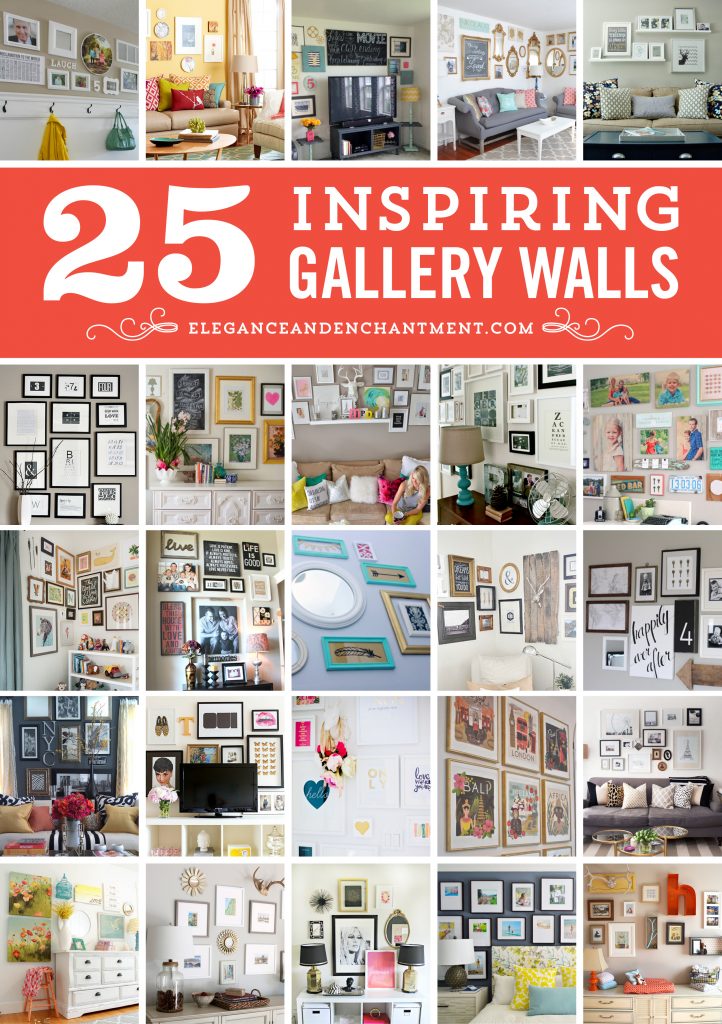Handmade Wall Decor options: 25 inspiring gallery walls (Elegance and Enchantment)