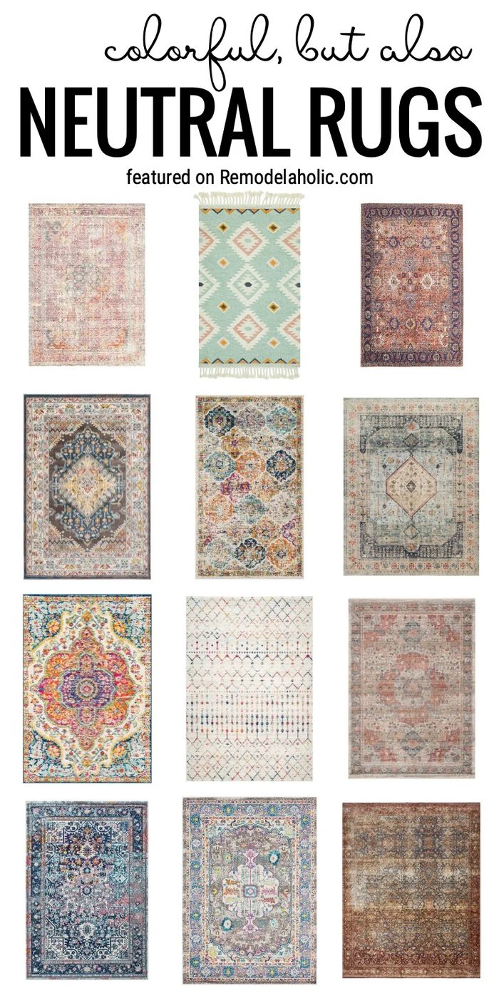 A Rug Can Have Some Color And Still Be Considered Neutral. look at These Colorful But Also Neutral Rugs Featured On Bekob.com