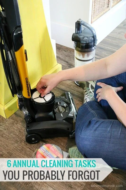 6 Annual Cleaning Tasks You Probably Forgot | Make Your Home Cleaner and Healthier with straightforward online ordering for vacuum maintenance parts #filtrete #Bekob