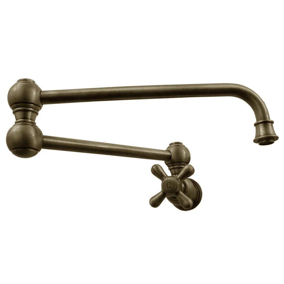 Whitehaus Collection Vintage III Single Handle Wall Mount Kitchen Pot Filler