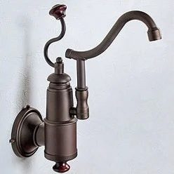 DeDionWallMountKitchenFaucetinWeatheredCopper