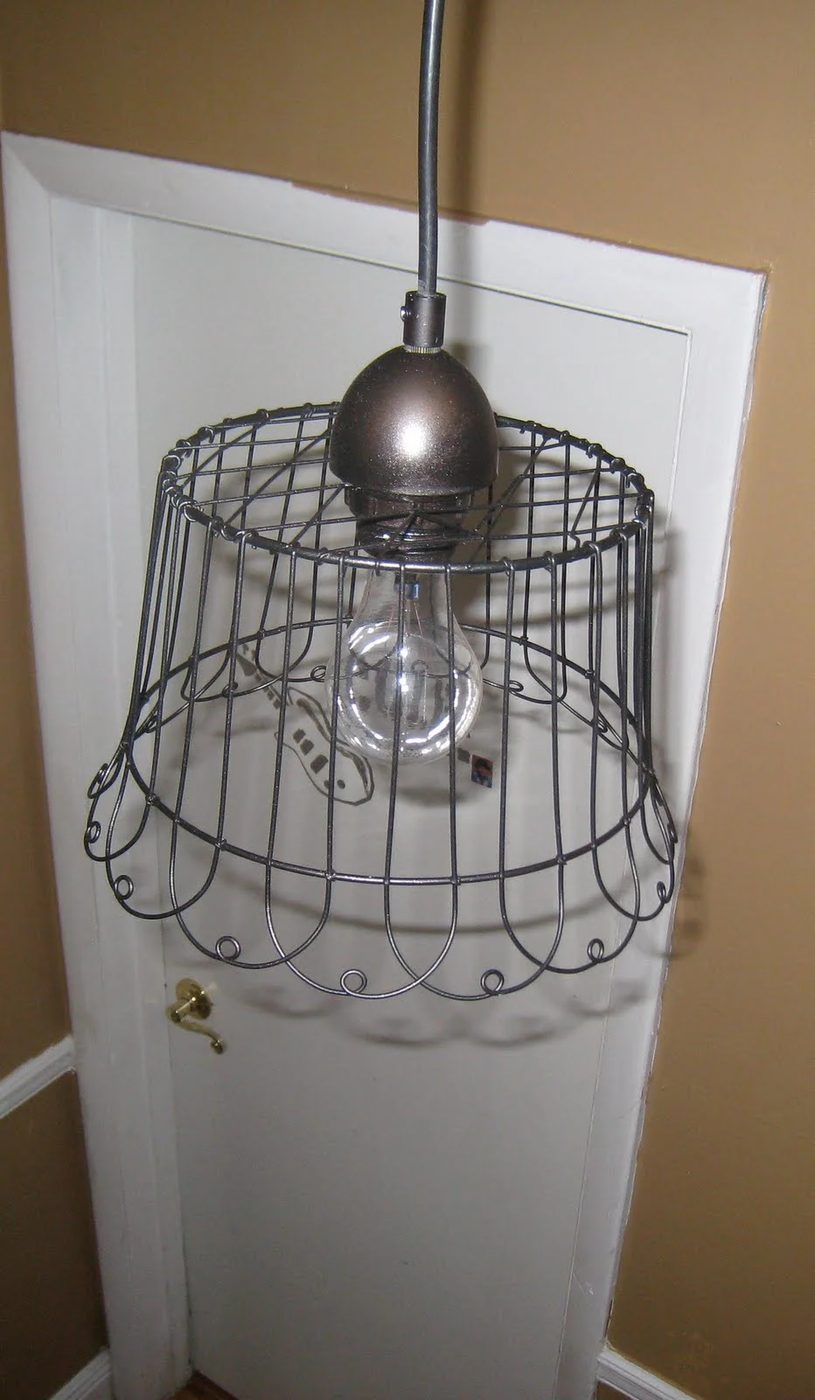 wire basket pendant light handmade walkthrough, 3 Sunkissed Boys featured on Bekob