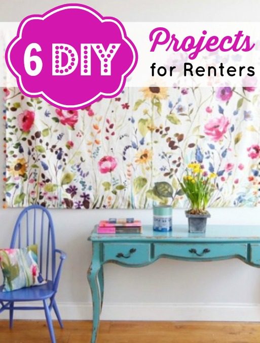 6 Handmade Projects for Renters - Tipsaholic.com