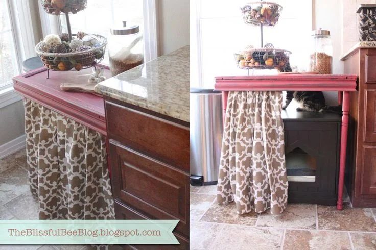 There’s one aspect of cat ownership that isn't much fun: finding a place for the litter box. 6 straightforward Ways to Hide Your Cat Litter Box via tipsaholic.com #cat #litterbox #
