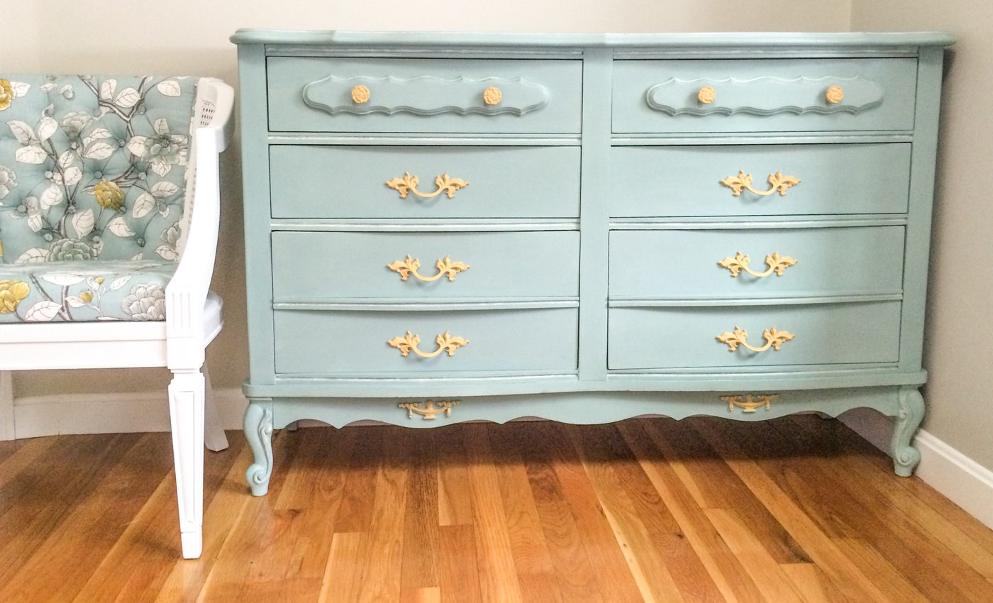 chalk painted dresser makeover Mr Wilson and Me