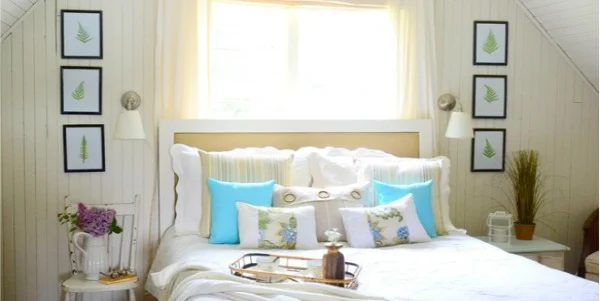 $6 Master Bedroom Makeover & Headboard walkthrough