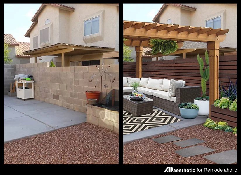 Reader Question: Pretty Patio from a Concrete Slab