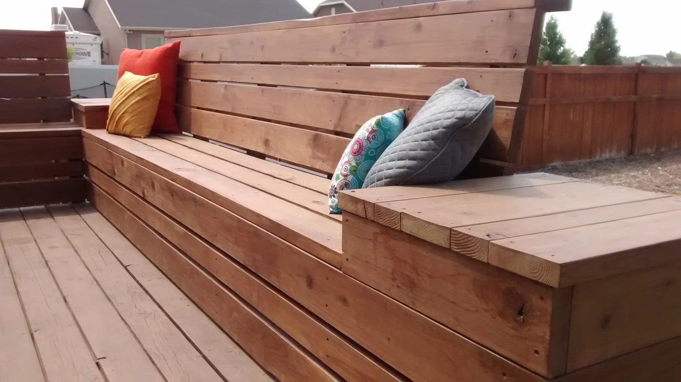 Build Space-Saving Deck Benches for a Small Deck