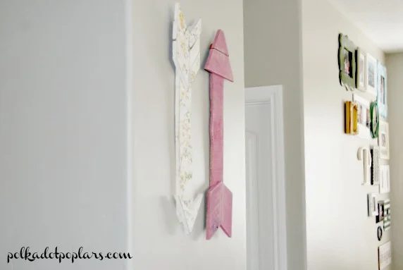 pallet arrows polka dot poplars
