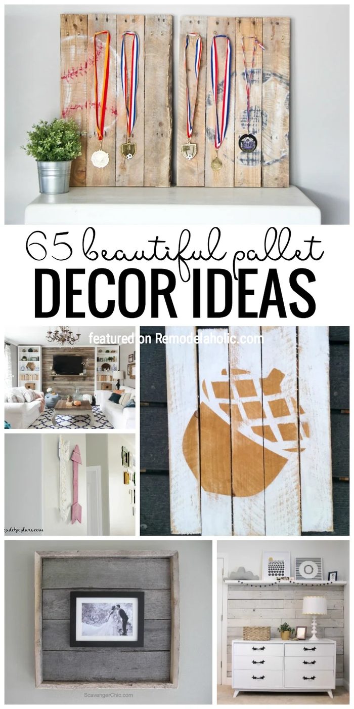 Decorate your home with pallets in a striking way! 65 striking pallet decor options featured on Bekob.com