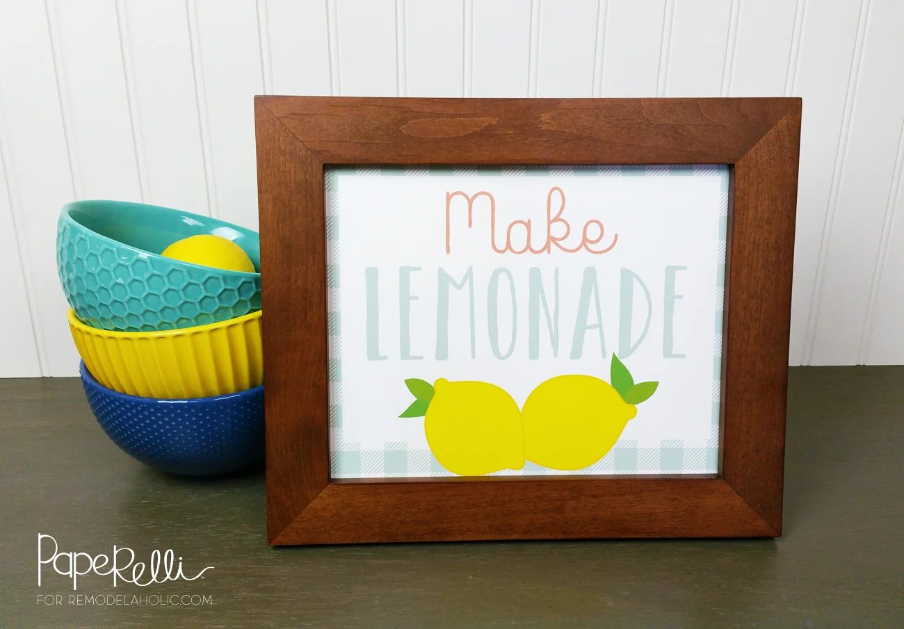 Lemon Art Printables by Paperelli @Bekob