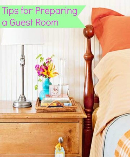 Preparing a Guest Room @ Tipsaholic