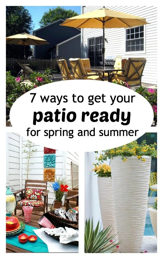 7 ways to get your patio ready for spring and summer - Tipsaholic.com