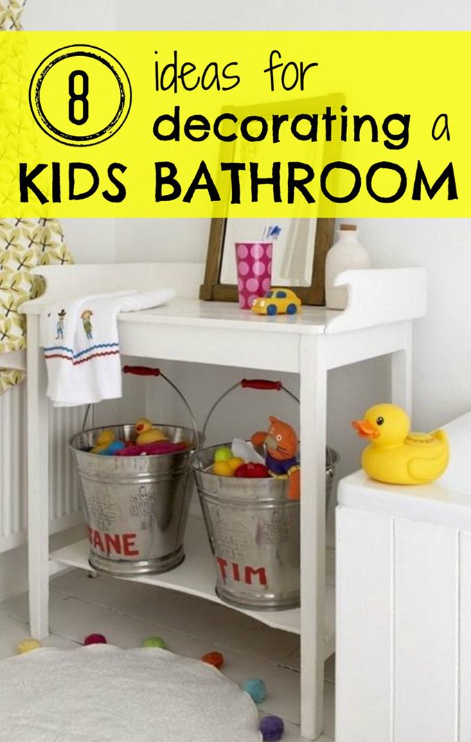 8 options for Decorating a Kids Bathroom - Tipsaholic.com