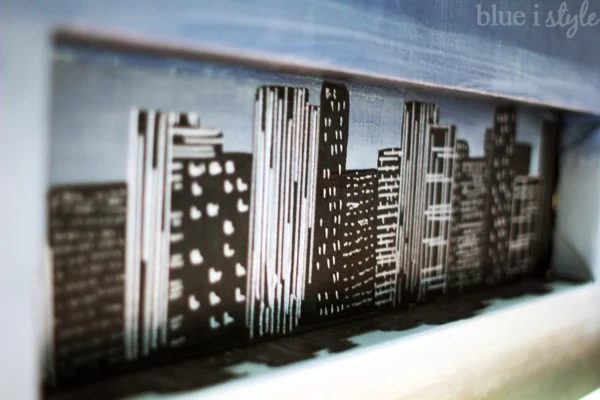 blueistyle how to paint a skyline