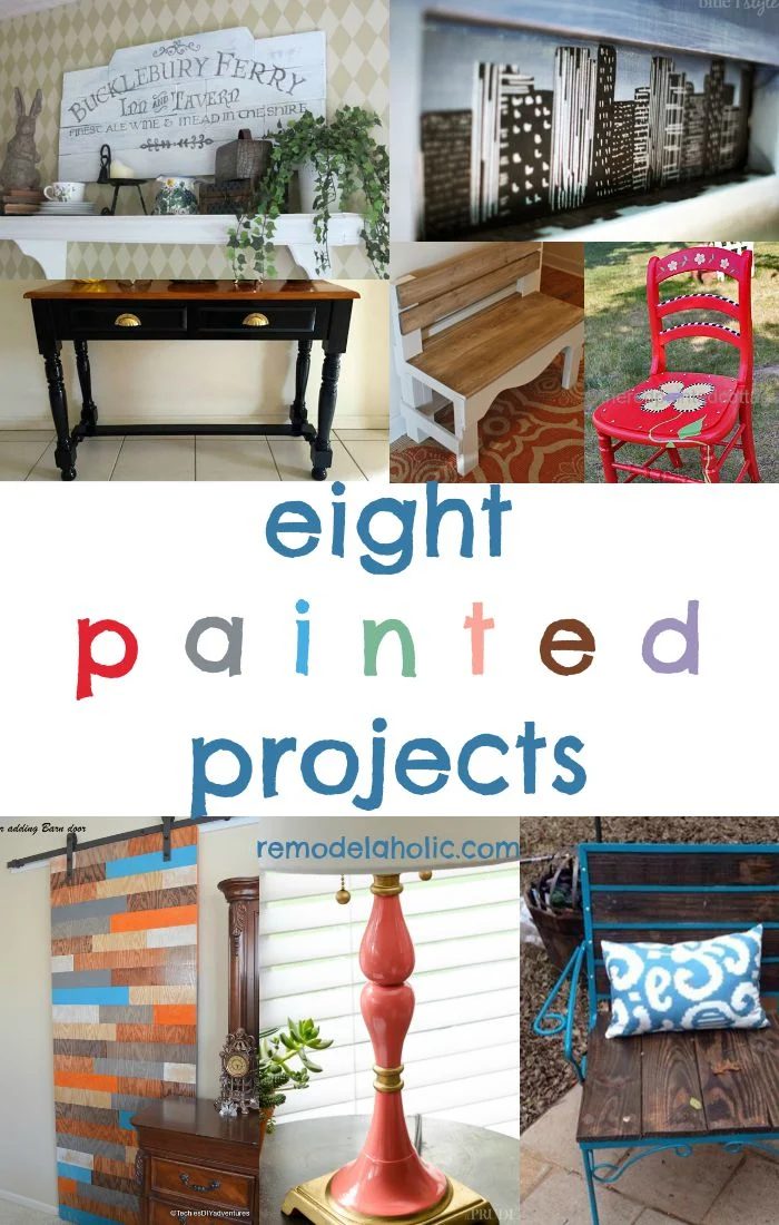 If you have a free day or a free weekend, you can try one of these painted projects! Paint is the cheapest, easiest way to get a new look.