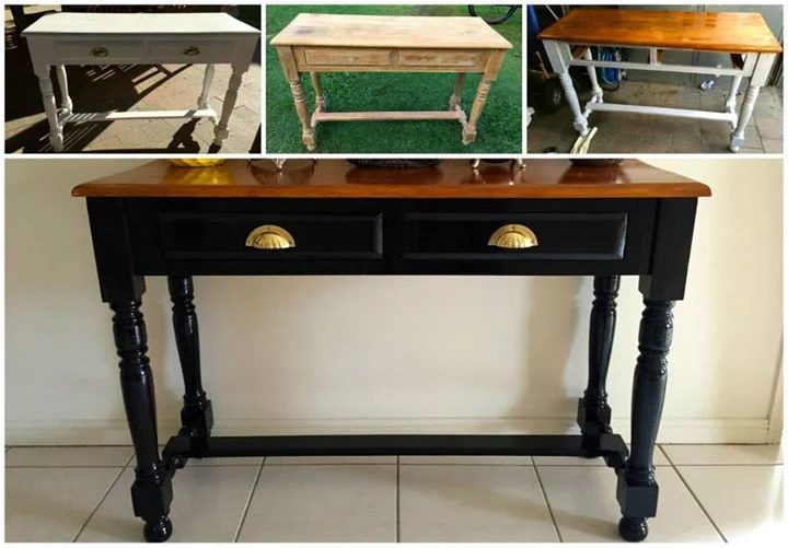 from melissa - console table makeover