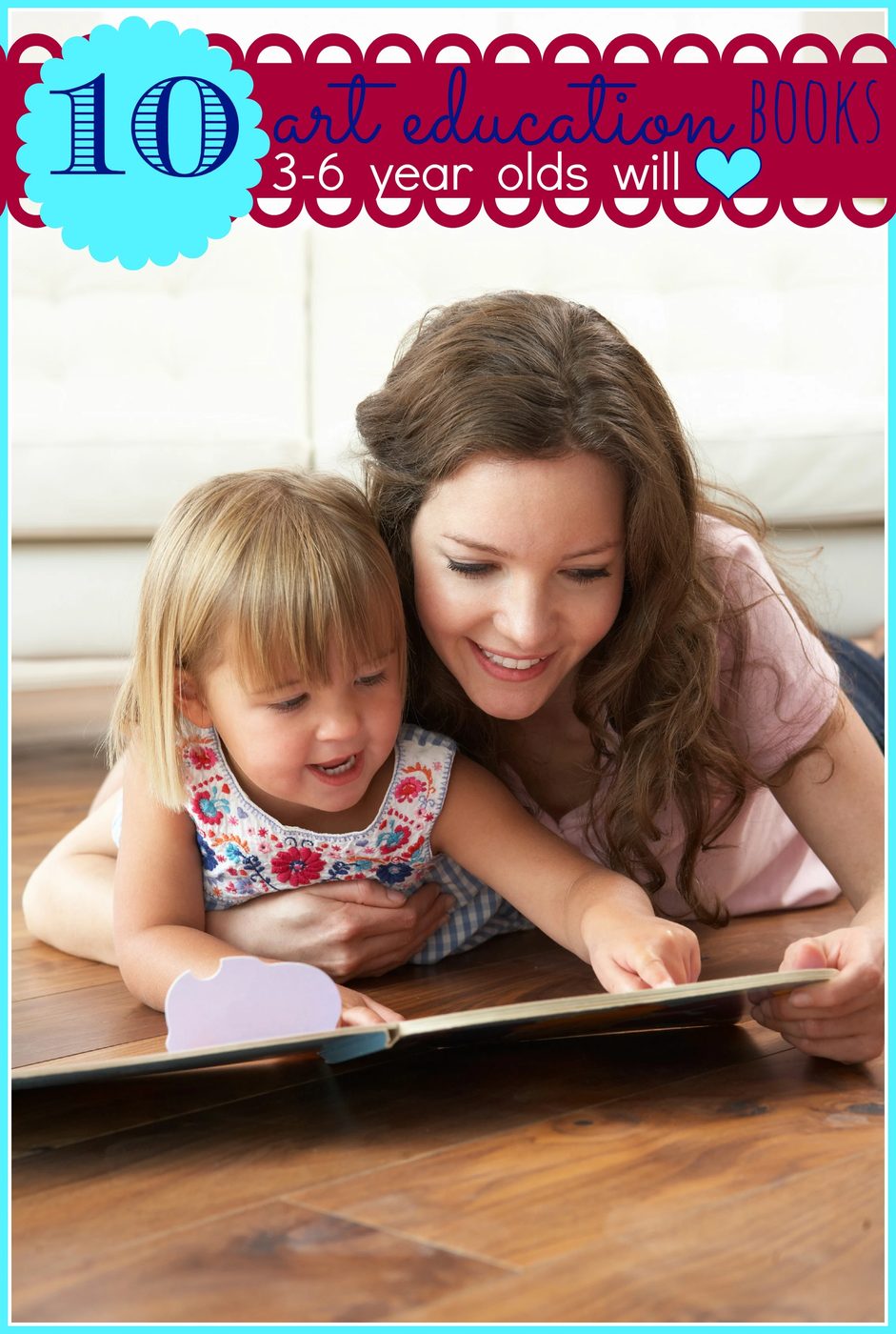 Learning with your child can be fun. Teach them in a variety of ways. Teach about art and reading with these 10 Art Education Books 3-6 Year Olds Will Love - Tipsaholic, #art, #edu