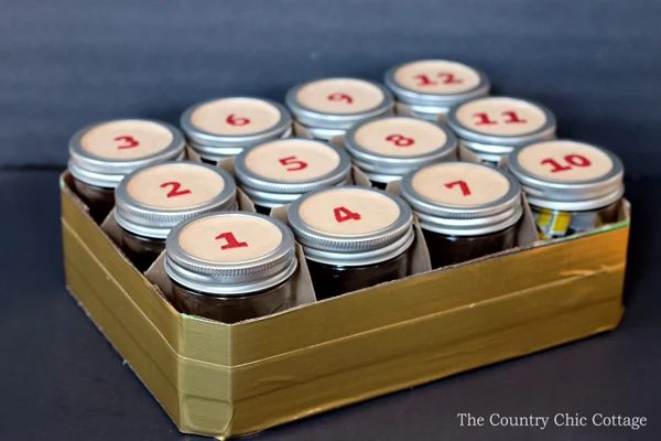 Mason Jar Advent Calendar