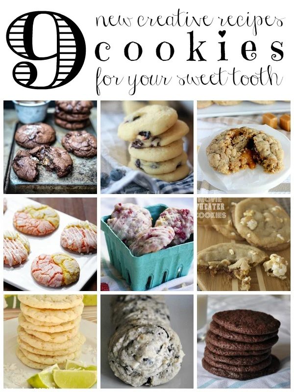 9 Creative Cookie Recipes via Tipsaholic.com #baking #cookies #newrecipe #yum