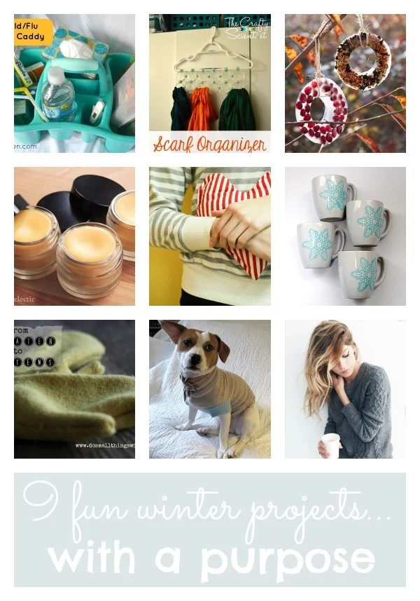 9 fun winter projects with a purpose at tipsaholic.com