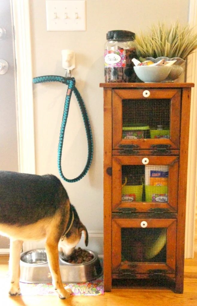 When you have pets they come with lots of extra supplies. From food, leashes, litter, to everything else in between it can get disorganized fast. Here are 9 options for organizing 